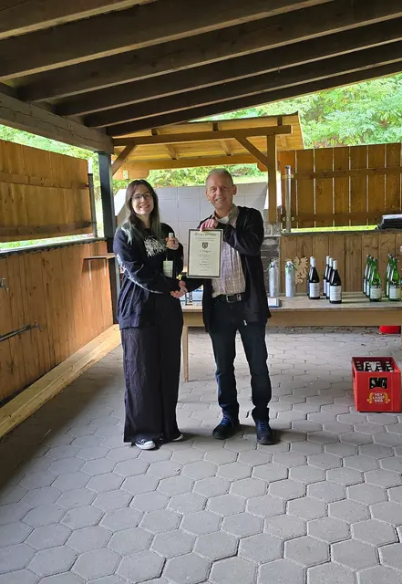 3. Platz Damen Mannschaft
Jacky Häfner (stellv. für die Mitglieder)
Nicole Brosig
Janine Cazzini
 | Foto: H.K.