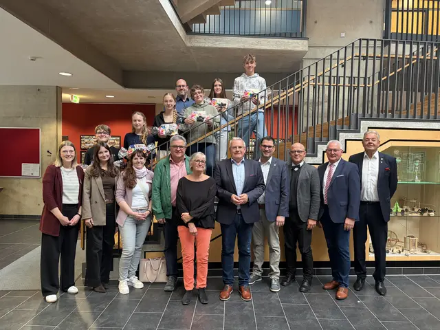 Sommertour des Bezirkstagspräsidenten an der TGRS Amorbach | Foto: Laura Anderlohr