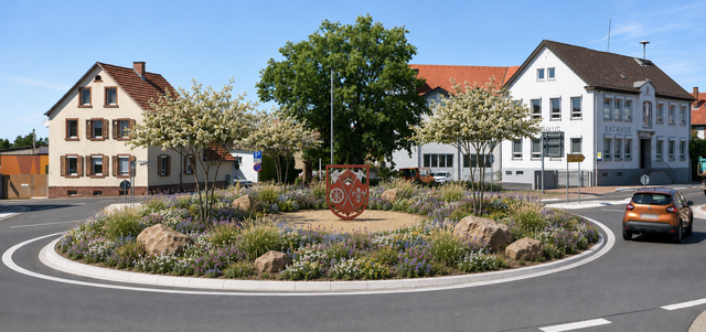 Die Gestaltung des Kreisels in Sulzbach | Foto: Animation SZplan