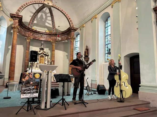 Frank Keller &amp; Yvonne Roth in der St. Anna Kirche | Foto: Markt Sulzbach a.Main
