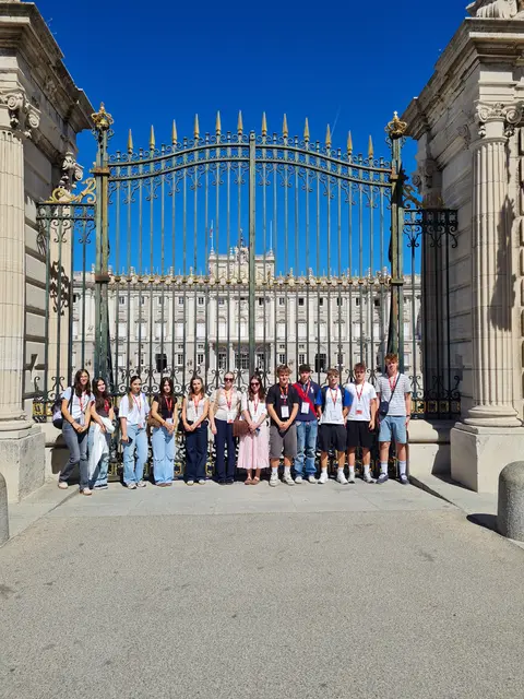 Schülerinnen und Schüler des KEG erkunden Madrid | Foto: M. Dürschinger