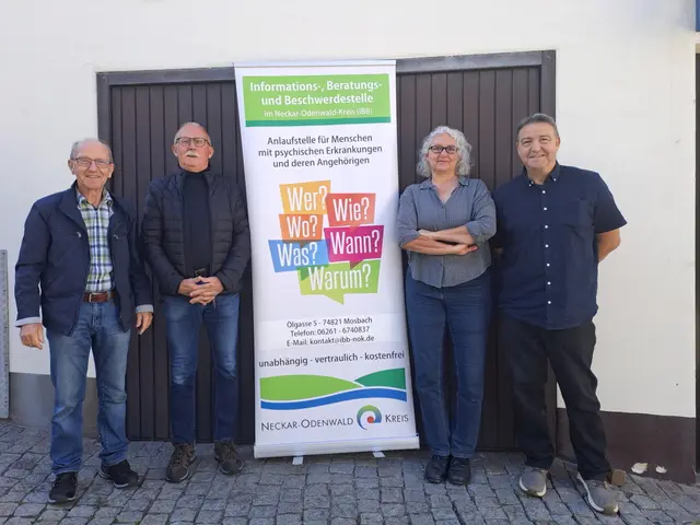 Das neu aufgestellte Team der IBB-Stelle mit v.l.n.r.: Willi Biemer, Manfred Amend, Christine Winter und Stefan Winter 

 | Foto: IBB-Stelle
