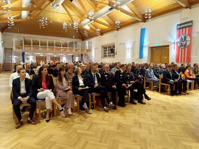 Vollbesetztes Haus im Hofgarten Kleinheubach.
