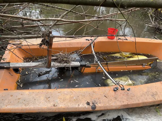 Segeljolle in der Aschaff gefunden – Eigentümer gesucht | Foto: Polizei