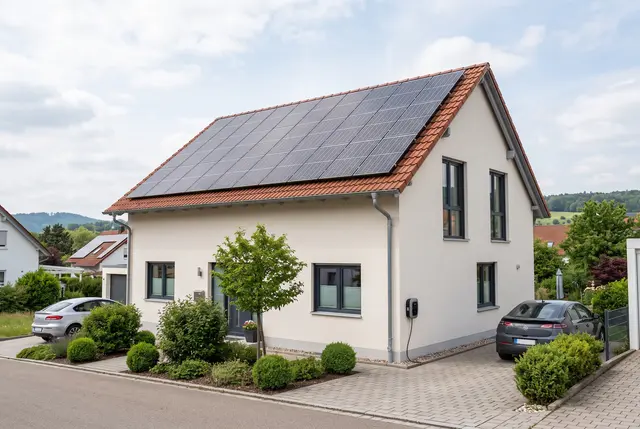 Foto: Symbolbild (Haus mit PV Anlage KI-generiert Google Gemini)