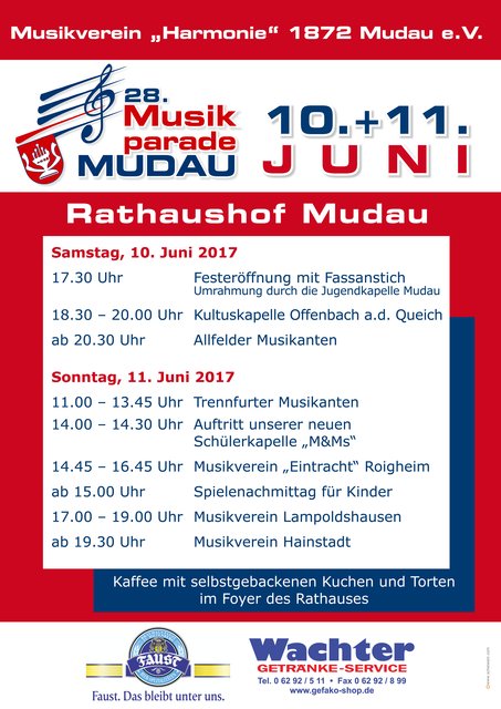 Auch in diesem Jahr wieder ein äußerst attraktives Programm an der Mudauer Musikparade | Foto: www.scheiwein.com