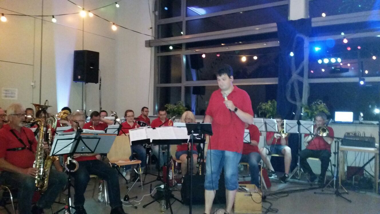 Die Stammkapelle beim Sommerfest 2016.