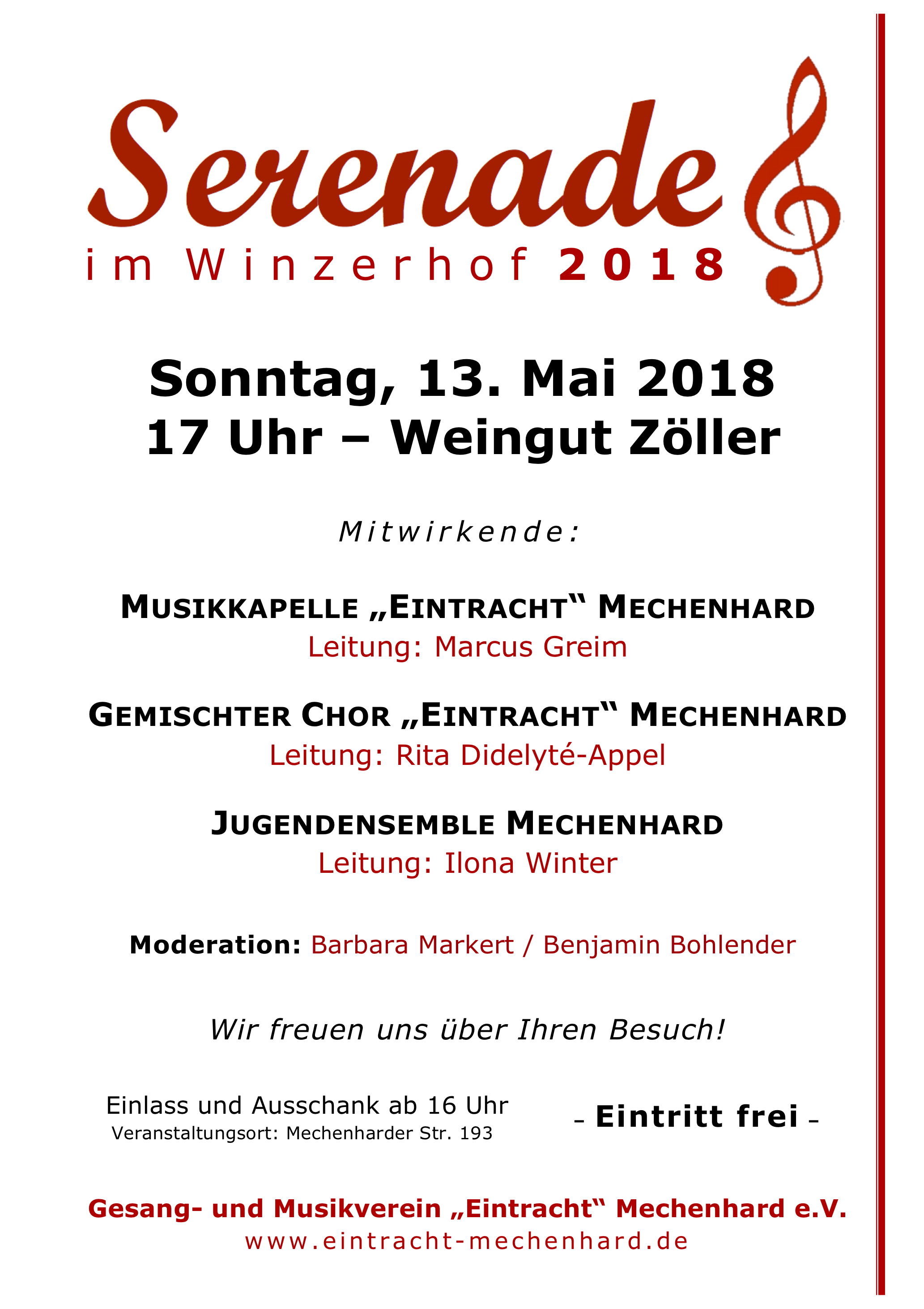 Serenade im Winzerhof 2018
