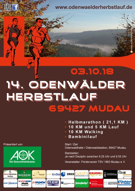 Der Odenwald läuft ! | Foto: www.scheiwein.com
