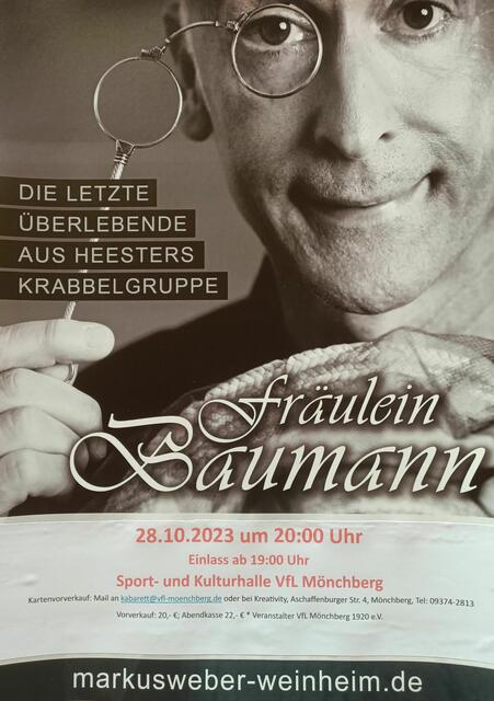 Frl. Baumann alias Dr. Markus Weber | Foto: Dr. Markus Weber