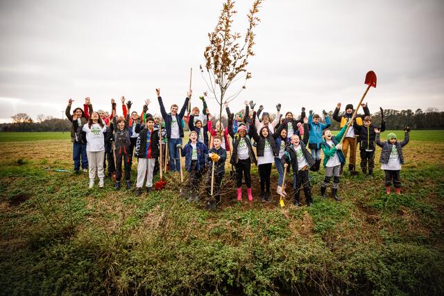 Kinder pflanzen fr den Planeten - Plant for the Planet Akademie am 15.  Mrz 2025 in Stockstadt am Main