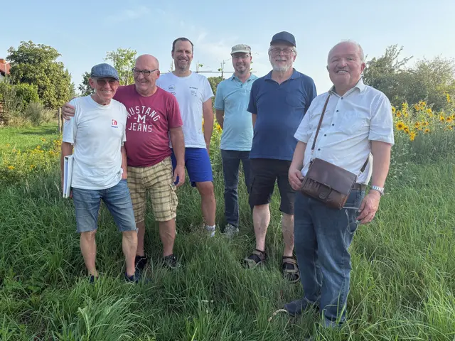 v.l Gerd Dollansky, Wolfgang Winter, Marco Schneider, Manfred Knippel, Günter Vogt, Hans Jürgen Fahn | Foto: Fahn