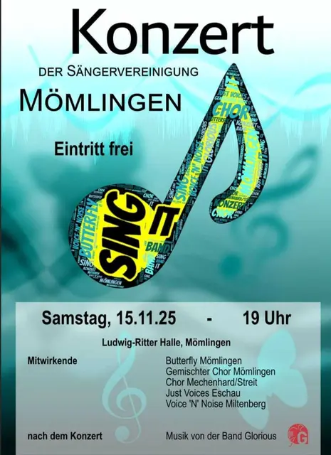 Flyer des Konzerts "SING IT" | Foto: Julian Görl
