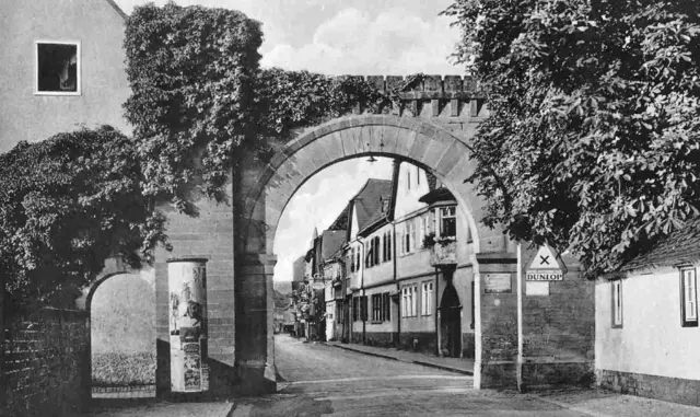 1930: Das Untere Stadttor in Obernburg | Foto: Heimat- und Verkehrsverein Obernburg