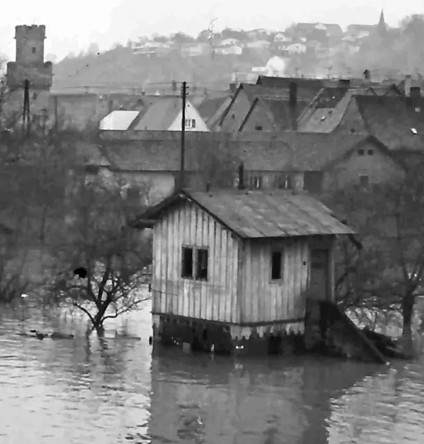 Das ehemalige Fährmannshaus in Obernburg - das Hochwasser lässt grüßen... | Foto: HVV Obernburg