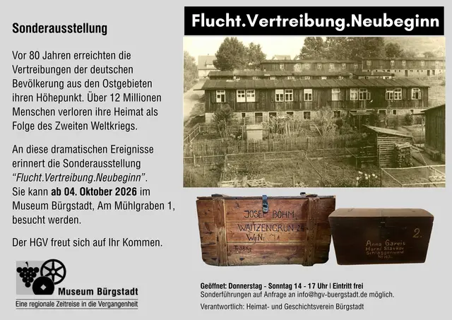 Sonderausstellung "Flucht.Vertreibung.Neubeginn" im Museum Bürgstadt | Foto: Brigitte Hartung-Bretz