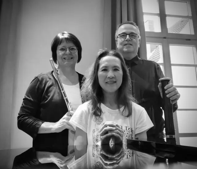 v.li: Doris Waschbüsch, Kyoko Kanazawa, Ansgar Waschbüsch | Foto: Doris Waschbüsch