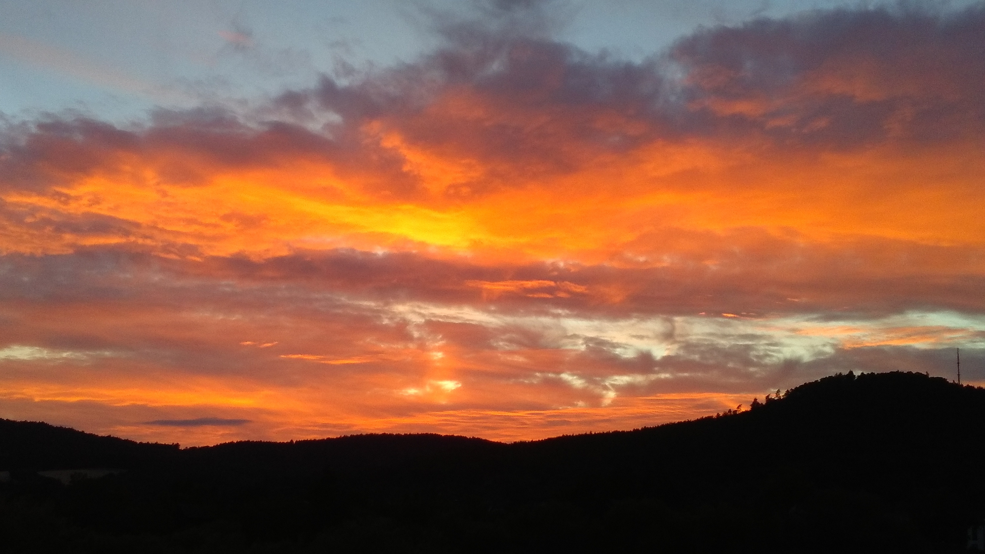Abendhimmel über Freudenberg