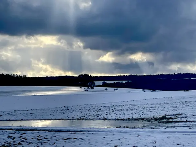
Februar im wolkenreichen Wechselspiel

Der Februar steht im Türrahmen des Jahres wie ein Zaungast zwischen den Zeiten.
Über den Hügeln des Odenwaldes treiben die Wolken in langen, zerfransten Bahnen, mal schwer wie nasse Wolle, mal lichtdurchlässig wie dünner Schleierstoff. Ein paar Sonnenstrahlen tasten sich durch die Ritzen, huschen über Felder, Dächer, Bachläufe — und verschwinden wieder, als hätten sie sich selbst erschreckt.

Der Wind wechselt die Tonlage im Minutentakt: eben noch ein brummendes Bassfundament, dann ein flüchtiges Flüstern im Geäst. Auf den Wegen glänzen Pfützen wie kleine Spiegel, in denen sich Himmel und Erde kurz begegnen. Und irgendwo, kaum sichtbar, schiebt sich ein erster Hauch von Grün durch die wintermüde Oberfläche.

Der Februar bleibt ein Monat des Dazwischen — ein wolkenreiches Wechselspiel, das uns lehrt, wie schön Übergänge sein können.

