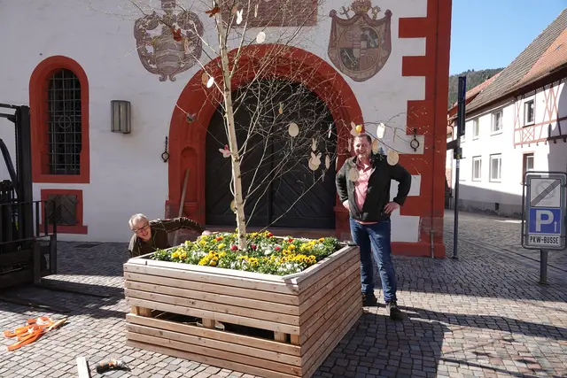 Auf Ostern zu