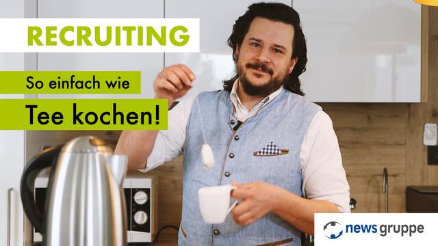 Björn Heilmann ist Ihr Ansprechpartner in der News Unternehmensgruppe, wenn es um das Thema Personalsuche geht. Der Gebietsleiter Bayern unterstützt Sie dabei, mit den richtigen Werbemitteln die richtigen Fachkräfte und Azubis zu finden. Zusammen mit Christiane Sümmer (Gebietsleiterin Baden-Württemberg) und Thomas Becker (Gebietsleiter Hessen). | Foto: News Creativ