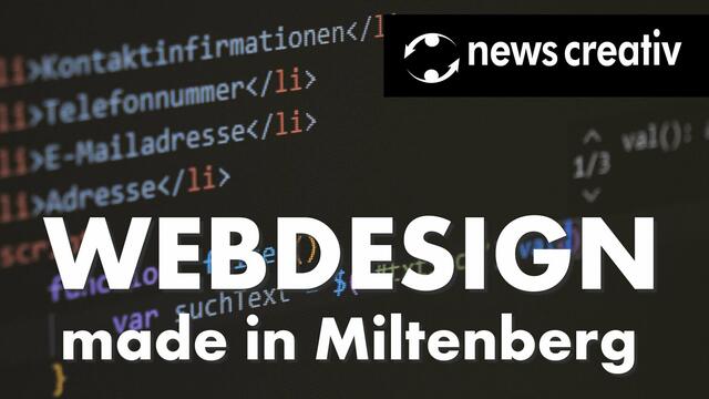 Neue Homepage benötigt? Oder einfach neue Fotos für die bestehende? News Creativ, eine Abteilung des News Verlages Miltenberg, realisiert Ihre Wünsche.